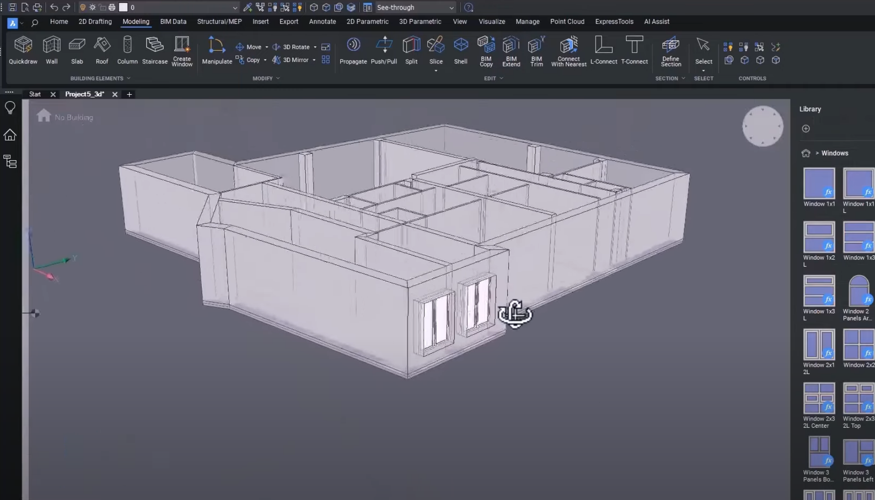 BricsCAD 2D to 3D