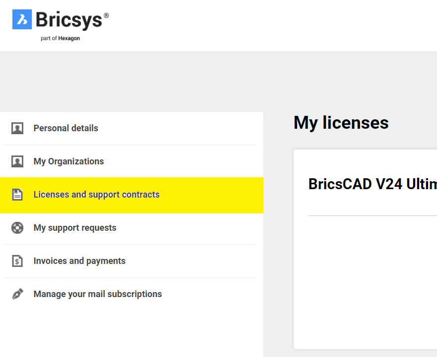 BricsCAD licenses and support