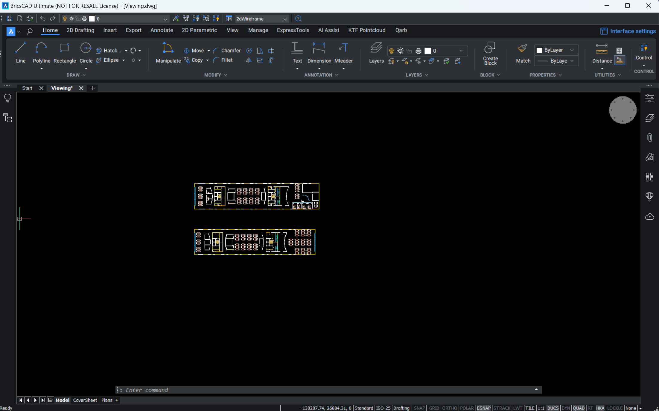 BricsCAD Interface