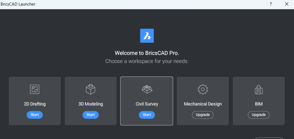 BricsCAD Launcher